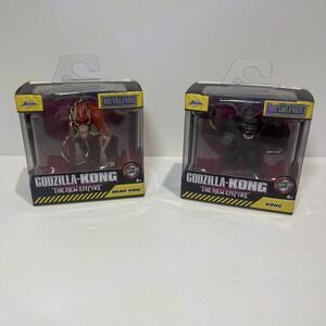 Godzilla x Kong The New Empire NEW 2024 Jada Metalfigs Kong & Skar King SET OF 2